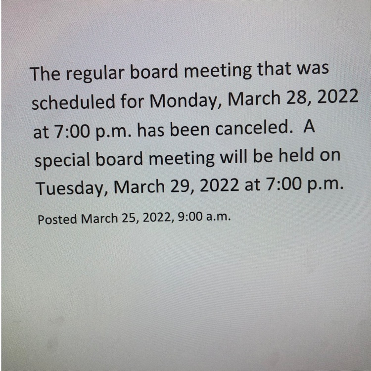 meeting cancelation 