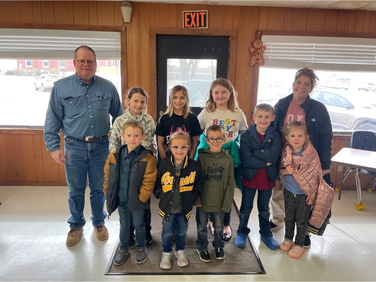 Each month, our teacher and students of the month have the opportunity to take a trip to the kiwanis building to meet the members. They also get to take a trip to the quick stop to pick out a drink and snack.  